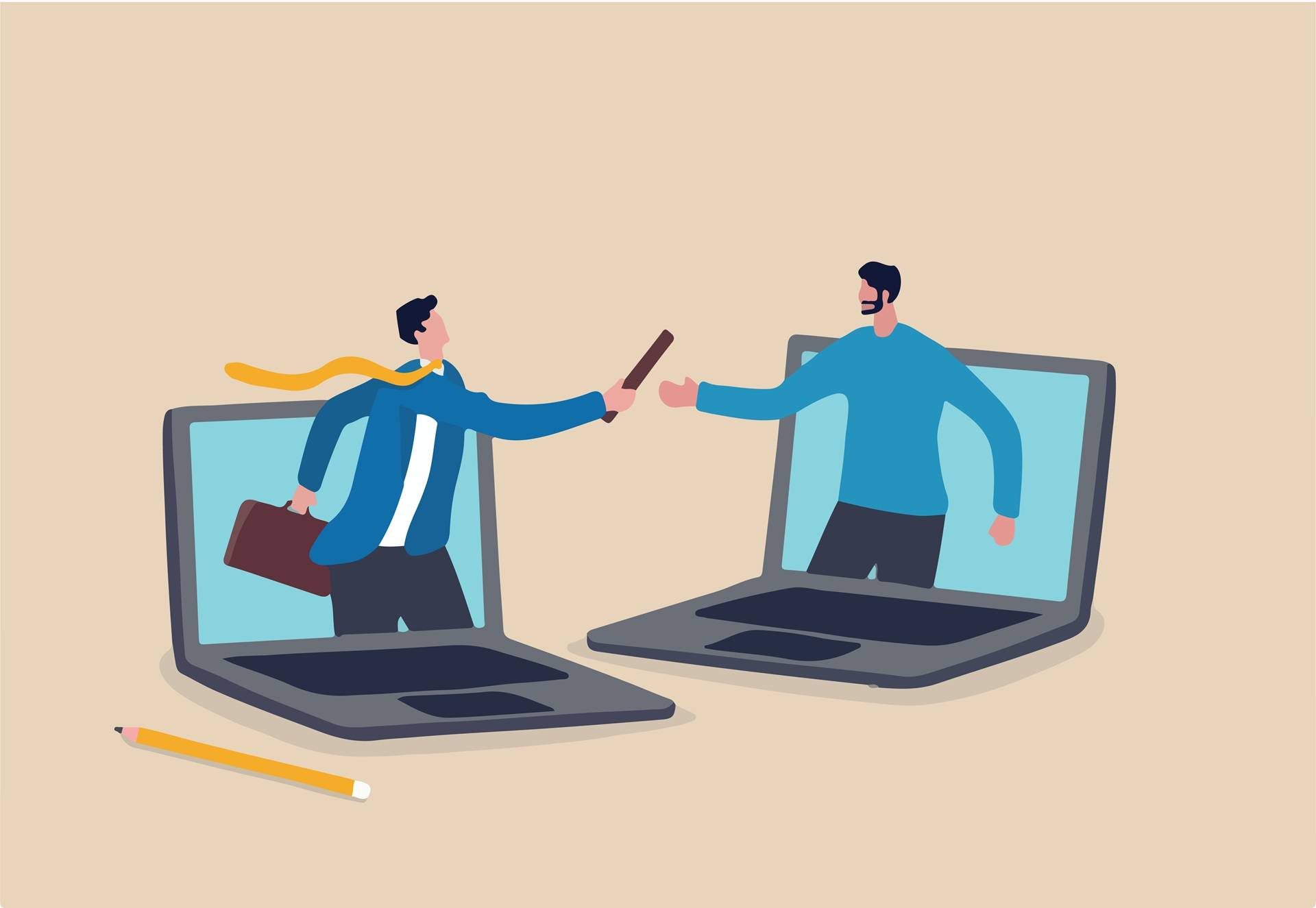 Virtuelle Übergabe im Team | Compliance Anwalt