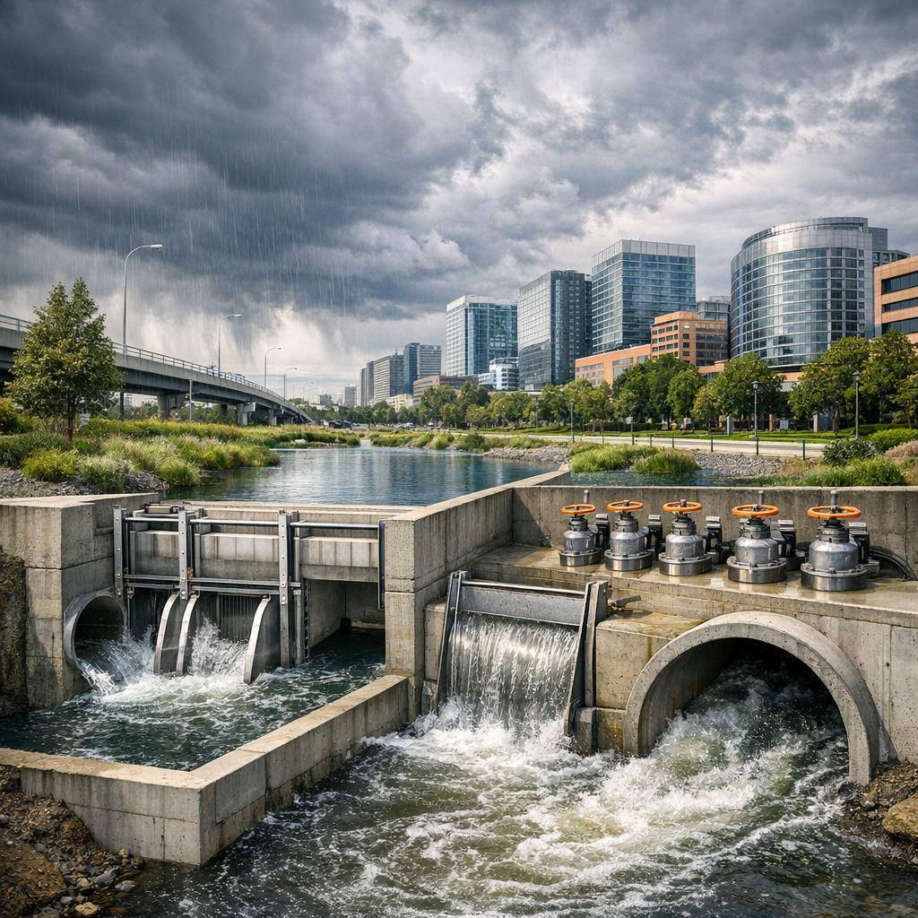 Wie Regenrückhaltekanäle und Entlastungskanäle Städte vor Starkregen schützen – Praxisnahe Lösungen für urbane Ballungsräume