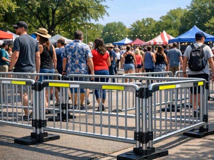 So meistern Sie Veranstaltungen: Robuste und platzsparende Lösungen für sicheren und effizienten Außenbereich