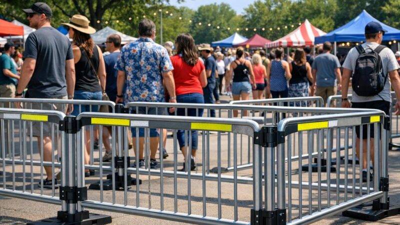 So meistern Sie Veranstaltungen: Robuste und platzsparende Lösungen für sicheren und effizienten Außenbereich