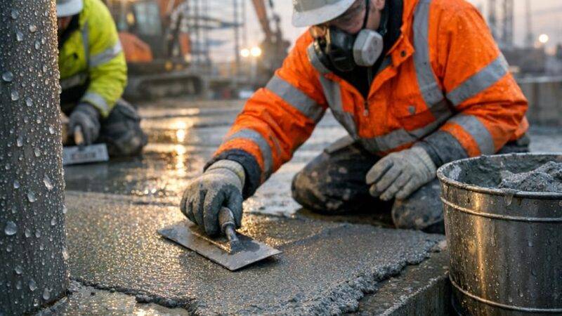 Wenn Feuchtigkeit zur Herausforderung wird: Belastungstest für moderne Bauharze